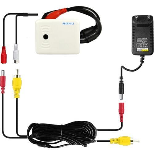CCTV High Sensitive Microphone Kit with 10M RCA Audio Power Cable and DC 12V Adapter For Home Security Camera DVR NVR System