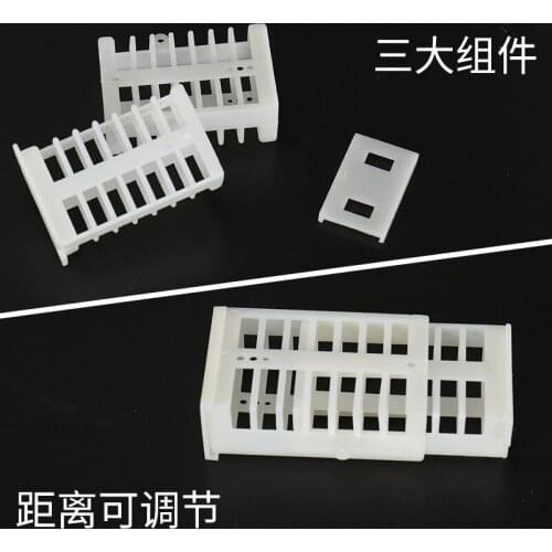 10pcs Bee equipment beekeeping tools plastic king cage bee multi-function queen bee cage queen bee cage bee beehive honeybee