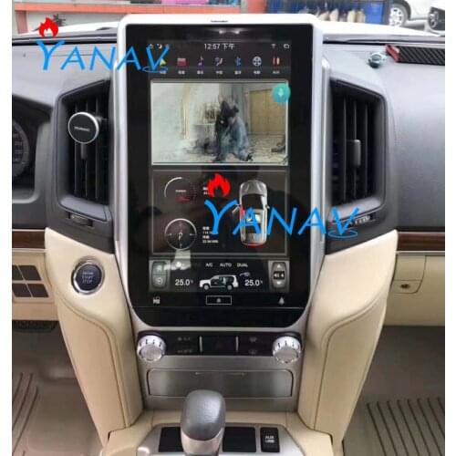 13.6 inch Android 9.0 WiFi GPS Navigation For-TOYOTA LAND CRUISER 2016-2019 Vertical Touch Screen Radio Dvd Player Car Stereo