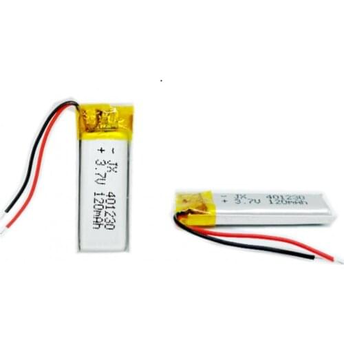 3.7 V 401230 041230P 110mAh polymer lithium battery with protection board , used for bluetooth MP3,MP4