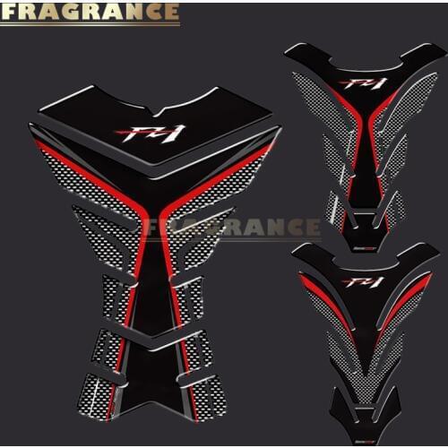 3D Rubber Sticker Motorcycle Emblem Badge Decal For yamaha FZ1 FZ 1 FZ1N Tank All Years