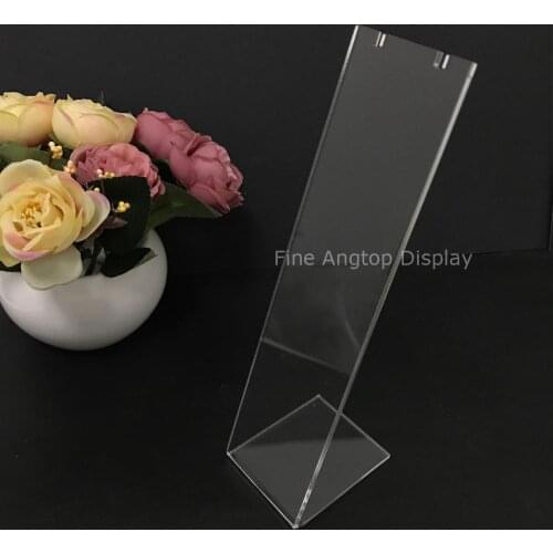 5pcs/lot Fashion Acrylic Necklace Pendant Display Jewelry Ornaments Stand Holder Clear Retail Shelf Price