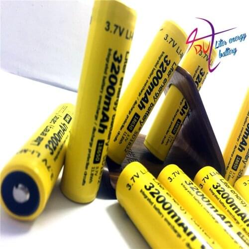 6 pcs/ Lot VariCore New original 18650 lithium-ion Rechargeable battery 3200 mAh 3.7 V NCR18650B batteries