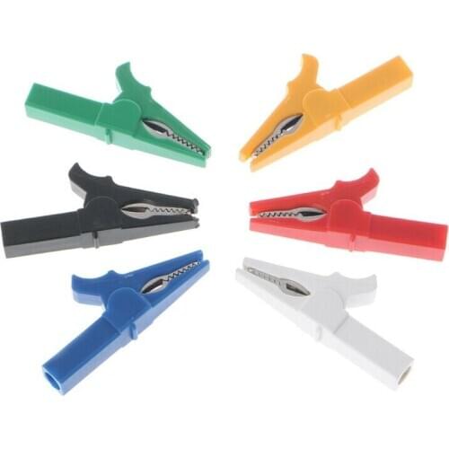 6 pieces alligator clip alligator clips crocodile clips alligator clip set measuring clip
