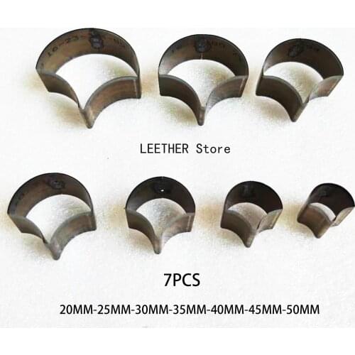 7pcs/set Japan Steel Blade Rule Die Cut Steel Punch Ginkgo leaves Cutting Mold Wood Dies for Leather Cutter for Leather Crafts