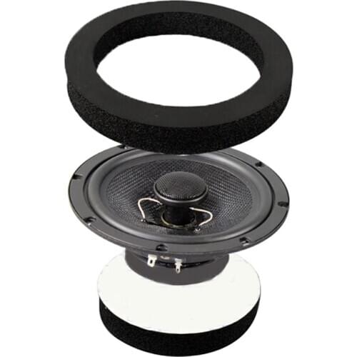 1 PCS 6" 6.5" Inch Car Universal Speaker Insulation Ring Soundproof Cotton Pad Bass Door Trim Sound Audio Speakers Self Adhesive