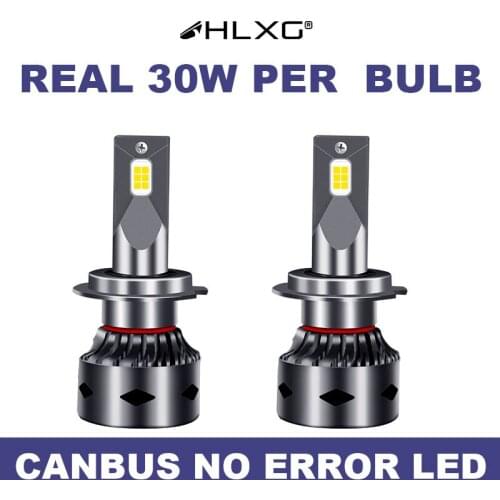 HLXG h11 H1 H8 H9 20000LM 6000K h7 led mini led bulb Car lamp 12V HB3 9005 9006 HB4 LED fog light Headlight led moto h4 canbus