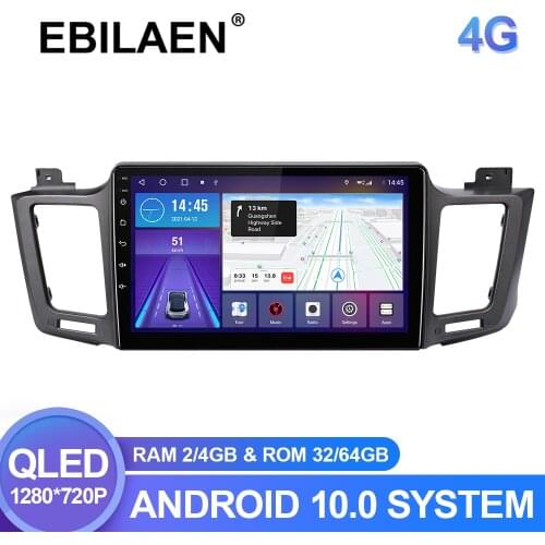 Android 10.0 Car Multimedia player For Toyota RAV4 RAV 4 2013-2017 2Din Autoradio GPS Navigation Radio Recorder Camera 4G RDS