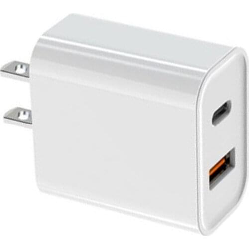 USB C Charger Block for iPhone 12, USB C Wall Charger 18W Power Adapter Portable Charger with Foldable Plug, US Plug