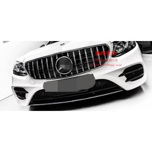2016-up E-class four door W213 E63 GT grille for sport sedan only use oem star and base and frame