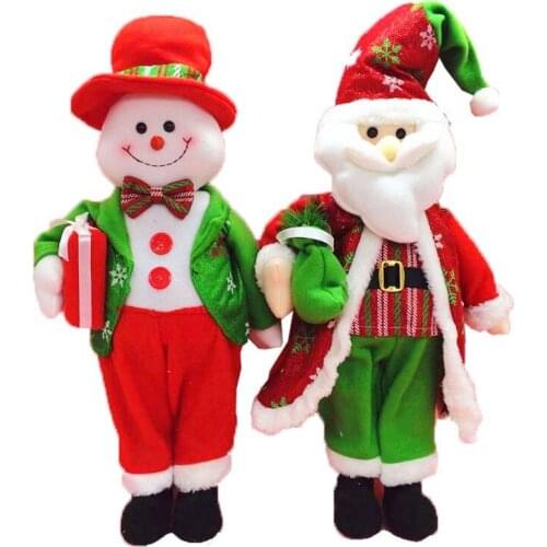 Hot selling Christmas tree skirt standing Christmas big Doll Christmas scene decoration Christmas gentleman old man hat snowman