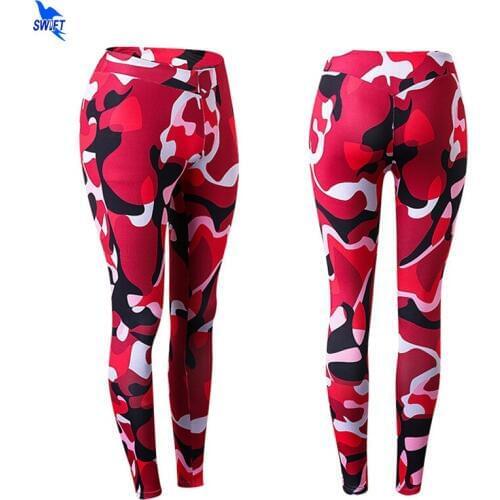 Camo Running Tights Women Push Up Sport Leggings Yoga Pant 2020 Athletic High Quality Printed Trousers Gym Camouflage Pants Hot