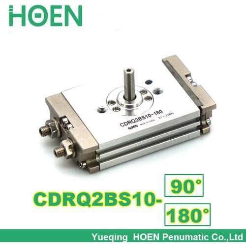 Compact Rotary Actuator CRQ2 Rack & Pinion Type Air Pneumatic Cylinder CRQ2BS10-90 CDRQ2BS10-90 CRQ2BS10-180 CDRQ2BS10-180 C