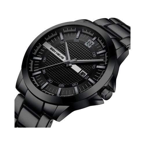 Top Brand Luxury BEN NEVIS Men Quartz Watch Male Leather Strap Casual Watch Waterproof Date Clock Men Sports Wrist Watch