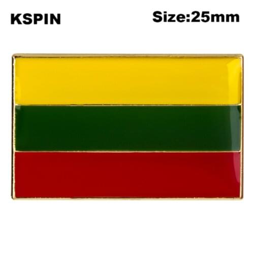 Lithuania Badge Symbol Pin Metal Badges Decorative Brooch Pins for Clothes Brooch Jewelry XY0592