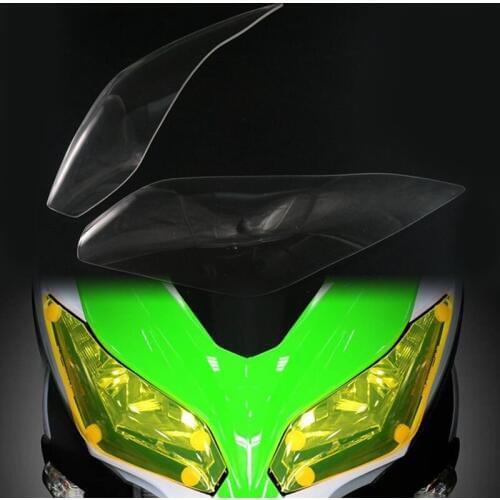 Motorcycle Headlight Guard Head Light Shield Screen Lens Cover Protector For KAWASAKI NINJA250 NINJA300 NINJA 250 300