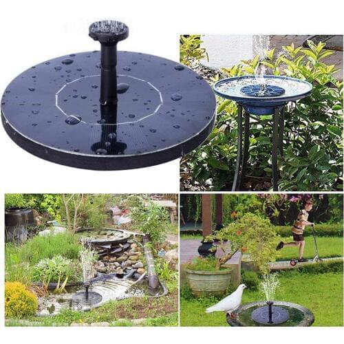New Solar Power Water Fountain Pump Solar Fontein Bird Fountain Water Floating Fountain Pond Garden Patio Decor Lawn Decoration