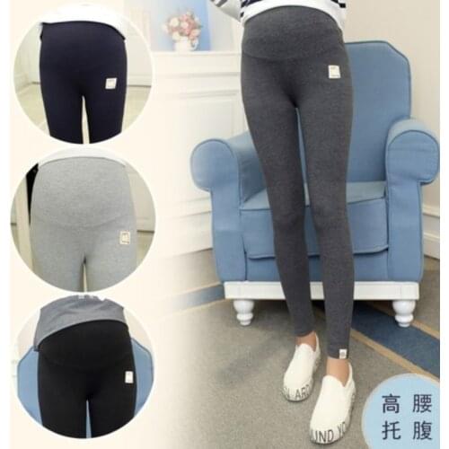 New pregnant women pants spring autumn was thin legs elastic waist maternity Leggings with belly pencil trousers clothes