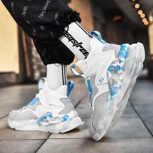 New Trend Outdoor Running Shoes for Men Lightweight Walking Jogging Sports Shoes Breathable Mesh chunky Sneakers Zapatos Hombre