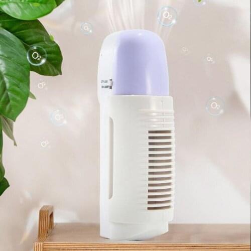New Home Small Wall-mounted Air Purifier With Night Light Air Filter Wardrobe Toilet Air Freshener Natural Smell Air Purifier