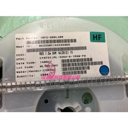 Original new 100% RL-3264-6-1R5M-FN precision alloy resistance 2512-1R5M 0.0015R 1% 1W (Inductor)