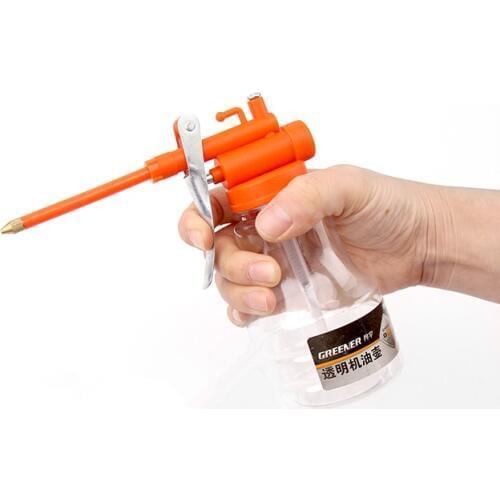 350ml High Pressure Feed Oil Gun Pump Oiler kettle Machine Oiler Grease flex Spray Gun High-pressure oil gun oil drop kettle