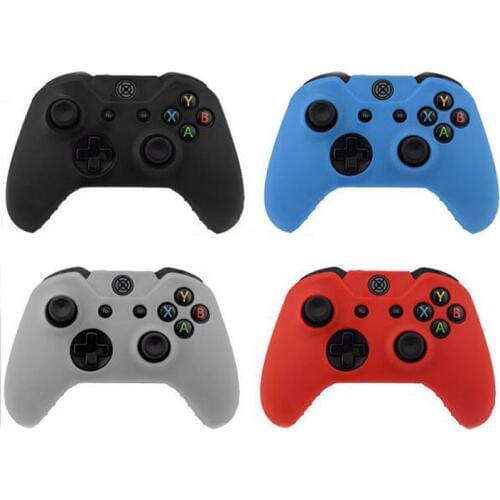 4Colors Silicone Soft Gamepad Joypad Cover Case For Microsoft Xbox One Controller Body Protector Skin Shell