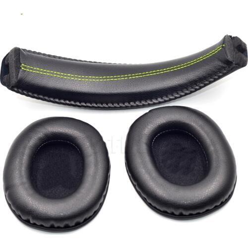 Defean Replacement Earpads Headband for Turtle Beach - Ear Force XO Seven XO7 Headphone