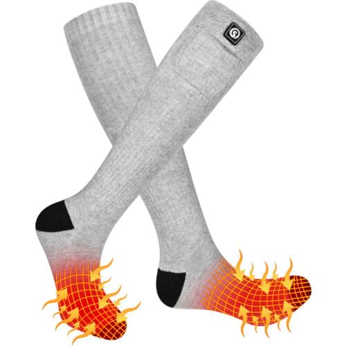 Savior Winter Warm Heated Socks Outdoor Sports Electric Battery Operated 3 Shift Temperature Thermal Heating Socks for Women Men