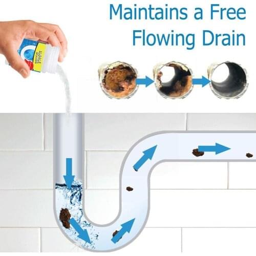 1pc Wild Tornado Plumbing Agent Sewer Cleaning Agent Wild Pipe Bathroom Sink Dredge Pipe Deodorant Kitchen Tornado Toilet D R4Z1