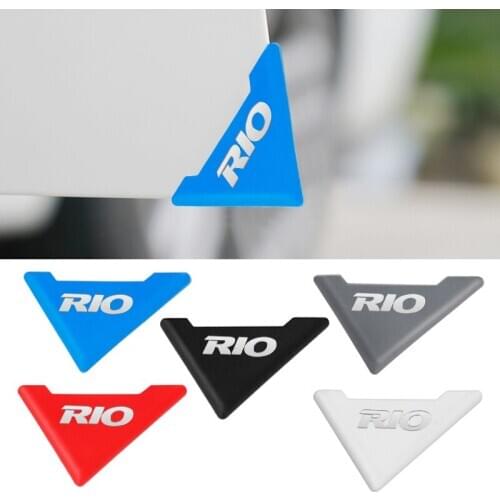 2pcs Car Door Corner Bumper Buffer Protection Scratch Protector for KIA Rio K2 K3 K4 K5 KX3 KX5 QL Accessories Car Styling