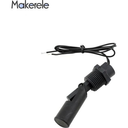 220v MK-PCFS7 PP Right Angle Float Switch Side Mount Horizontal Water Level Sensor Liquid Float Switch For Tank Pool