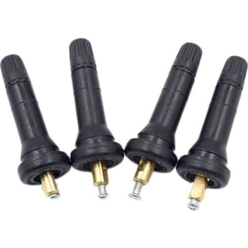 AL21 -4Pcs Type Tire Pressure Sensor Tpms Valve Stem Nozzle For Chevrolet Renault Ford