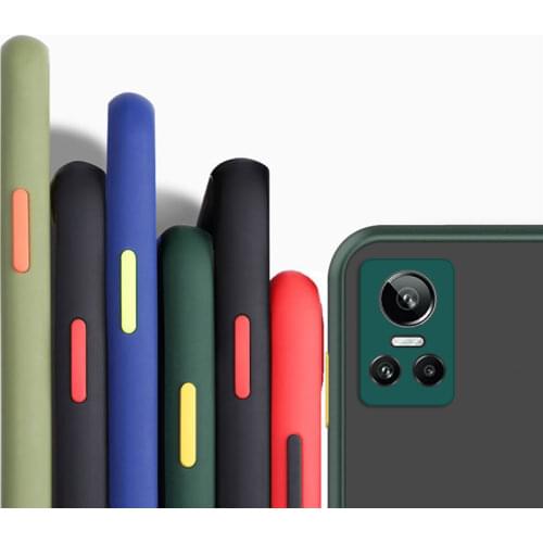 For Oppo Realme XT Case Cover Realme C3 X2 X3 5 6 7 X50 Pro C11 C12 C15 Shockproof Bumper Matte Clear Armor Phone Case Realme XT