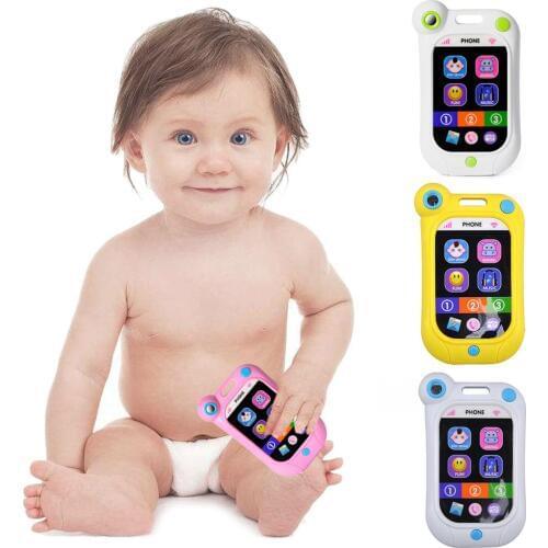 Animal Sounds Baby Toys Musical Smart Mobile Phone Early Children Educational Toys Electric Learning Toy for Baby Stop Crying