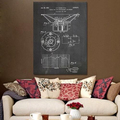 Tannoy speaker patent,Vintage tannoy speaker wall art ,posters, wall decor,vintage print,blueprint, gift idea, Photography Decor