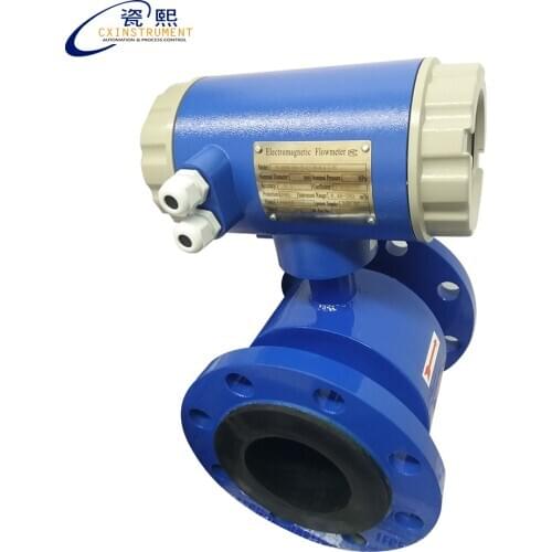 DN10 carbon steel Material Stainless steel Electrode material sea water flow meter