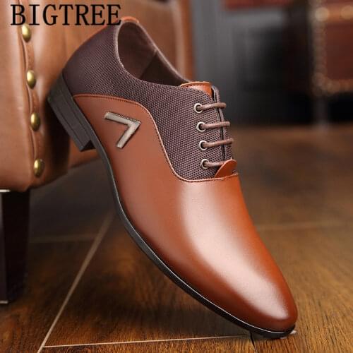 Italian Formal Shoes Mens Dress Shoes Leather Wedding Dress Man Oxford Shoes For Men Office Scarpe Uomo Eleganti Laarzen Dames