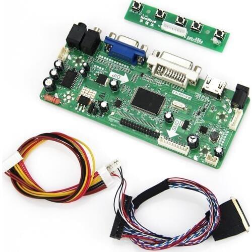 M.NT68676 LCD/LED Controller Driver Board For B156XW02 LTN156AT02 (HDMI+VGA+DVI+Audio)1366*768