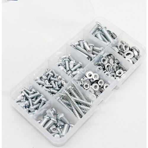 M3 M4 M5 Steel phillips Head Socket Screw Bolt Nut Screws Gasket Mounting Hardware