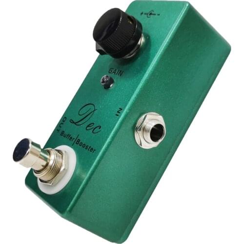 MOSKY Dec Buffer Booster Electric Guitar Effect Pedal Mini Single Effect True Bypass Guitar accessories Clean Boost Pedal
