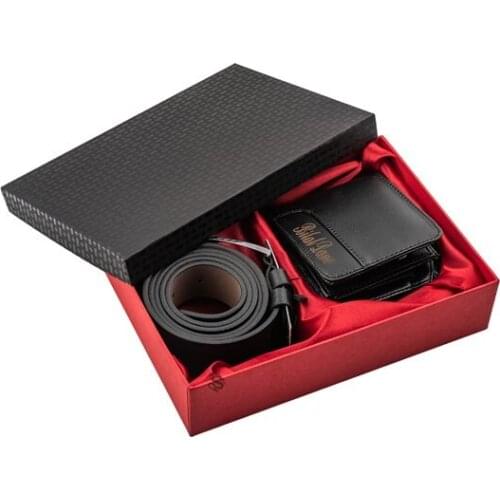 Mens Gift wallet set elegant quality Shopdanc Czs for Personalized Gift set, Wallet, Belt, badge holder Accessory Set Czs3400