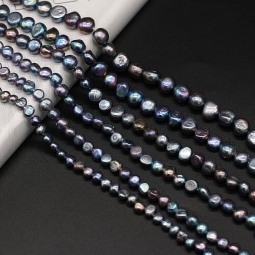 Irregular 5/6/7/8mm Natural Freshwater Pearl Beads 100% Natural Pearls Beads for Jewelry Making DIY Women Bracelet Necklace