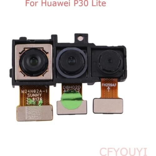 Original Rear Camera Big Main Back Camera Module Flex Cable Replacement For Huawei P30 Lite 48MP+8MP+2MP