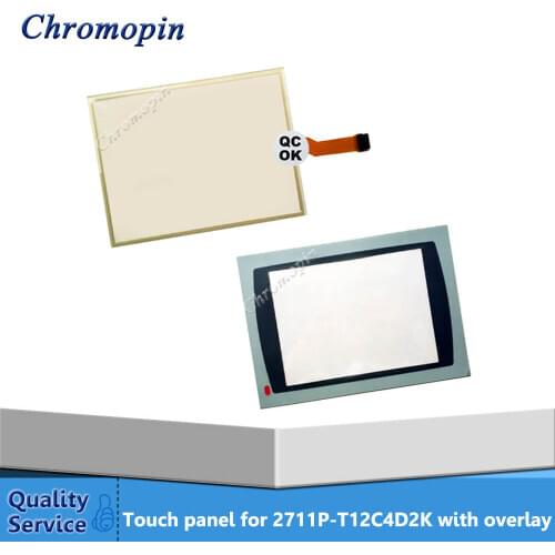 Touch Screen Panel for AB PanelView Plus 1250 2711P-T12C4D2K 2711P-T12C4D6K 2711P-T12C6D6 2711P-T12C6D7 with Overlay