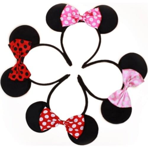 Hair Band Animal Ears Girl Headwear 2021 Animal Ear Headpiece Bow Knot Birthday 1-8 Years Baby Party Headband
