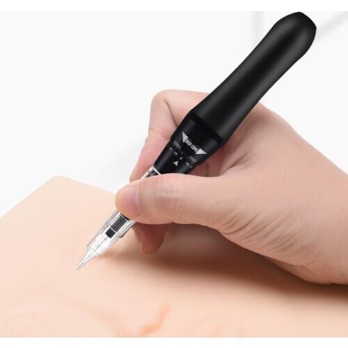 Microblading Derma Rotary Tattoo Digital Machine acid-free Pen For Permanent Makeup Eyebrows Lips MTS DIY Kit With Tattoo Needle