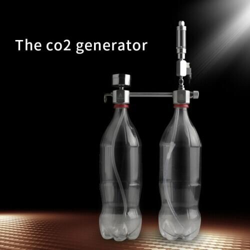 Aquarium DIY CO2 Generator System Kit With Pressure Air Flow Adjustment Water Plant Fish AquariumCo2Valve Diffuser