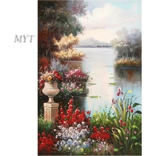 Handmade Mediterranean Picture Art Oil Painting Home Decoration Paintings Artwork Beauty Landscape Wall Art For Living Room Wall