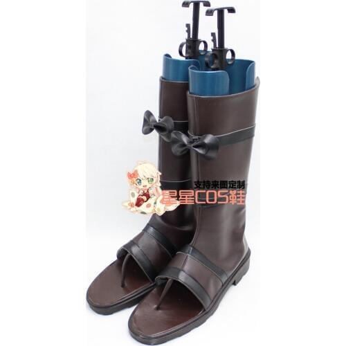Sword Art Online Klein Adult Long Cosplay Shoes Boots X002